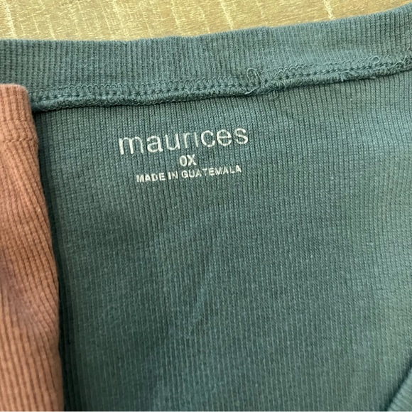 Maurices Blue and Pink Ribbed Tank Tops set of 2! - Picture 3 of 4